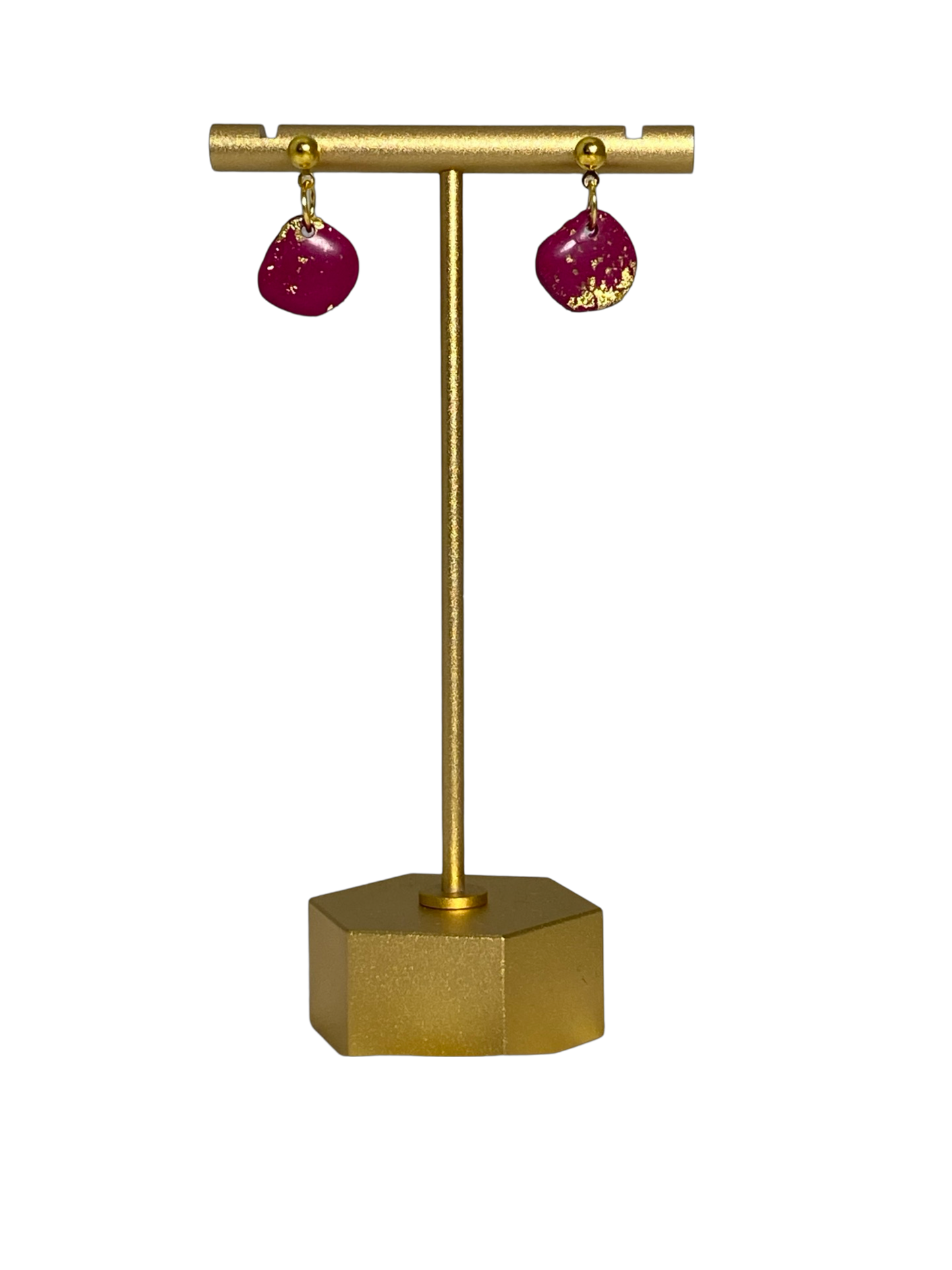 Moonrock Squoval Earrings Mini Gold